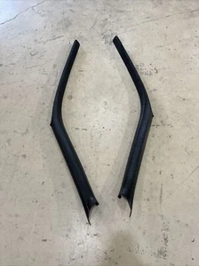 82-92 CAMARO TRANS AM ORIGINAL HARD TOP A PILLARS TRIM GM BLACK - Picture 1 of 13