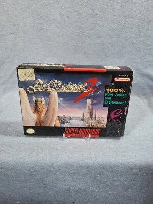 ActRaiser 2 (Sistema de entretenimiento Super Nintendo SNES) completo en caja en caja original Foto 1 de 4