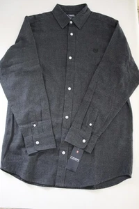 CHAPS Boy's Long Sleeve Flannel Button Down Dress Shirt Size XL (18-20) - Picture 1 of 3
