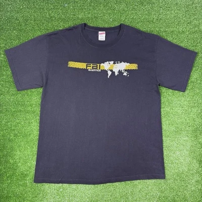 Vintage 2000s FBI Quantico Federal Bureau Investigation Black T-Shirt Men's XL - Image 1 of 4