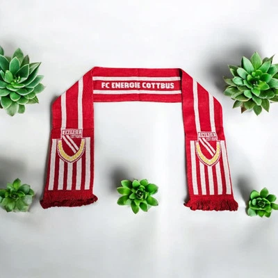 NEU Schal FC Energie Cottbus 1966 Fußball Bundesliga Football Scarf DDR DFB NEU - Bild 1 von 3