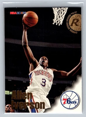 1996-97 NBA Hoops #295 Allen Iverson RC Philadlephia 76ers - Image 1 of 2