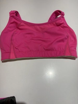 Sujetador deportivo New Balance impacto medio estilo # WBT3108Z rosa alfa Foto 1 de 4