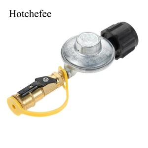 Reguladores de gas propano Hotchefee con adaptador de tanque de cilindro de conexión rápida de 1/4" - Imagen 1 de 8