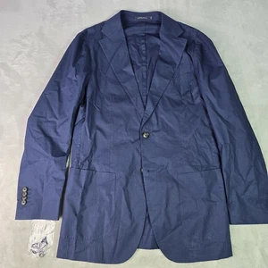 SUITSUPPLY Havana Slim Pure Cotton Unstructured Sport Coat Blazer 38 R Blau - Bild 1 von 13