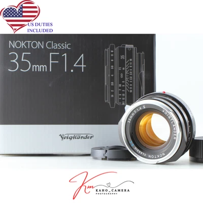 [Unused in Box] Voigtlander Nokton Classic 35mm f1.4 II MC VM Lens From JAPAN - Image 1 of 4