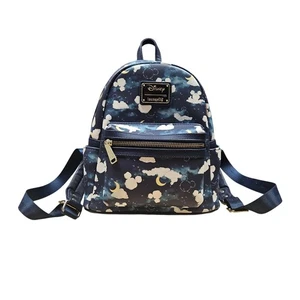 Loungefly Disney Mickey Mouse Clouds Night Moon Mini Backpack Bag READ DESCRIPT. - Picture 1 of 11