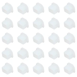25pcs USB Type B Port Plugs Covers Anti Dust Protector for USB Female End, Clear - Zdjęcie 1 z 4