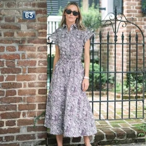 Abito Julia Amory Betty Lee Paisley - XL - Foto 1 di 10