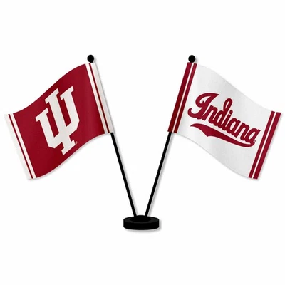 Indiana Hoosiers Desk Flags - Image 1 of 4