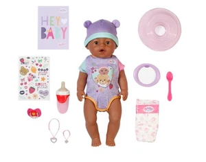 BABY born Eva 43cm, Babypuppe mit 10 Funktionen und Accessoires, für Kinder ab 3 - Bild 1 von 10