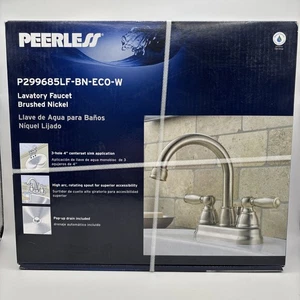 Grifo de baño Peerless Dulcet níquel cepillado 2 manijas 4" juego central P99637LF-BN - Imagen 1 de 4
