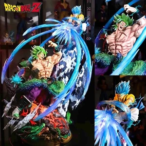 50cm Gogeta vs Broly Figure Dragon Ball Anime PVC Statue Diorama Collectible Toy - Picture 1 of 7