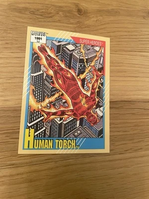 Sammelkarte / Trading Card MARVEL 1991 Super-Heroes HUMAN TORCH  #10 - Bild 1 von 2
