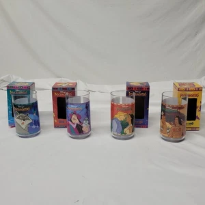 Vtg 90s Disney Pocahontas Collector Series Cups Burger King Complete Set Of 4 - Picture 1 of 12