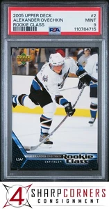 2005 UPPER DECK ROOKIE CLASS #2 ALEXANDER OVECHKIN RC PSA 9 - Picture 1 of 22