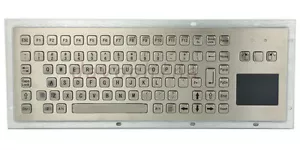 IP65 Rugged Kiosk Metal Industrial Keyboard With Touchpad Function Keys - Picture 1 of 11