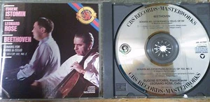 CD Beethoven Sonatas For Piano and Cello Eugene Istomin Leonard Rose rare 1987 - Picture 1 of 2