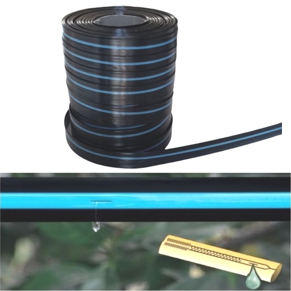 Manichetta Gocciolante Per Irrigazione - Ø20mm, Passo 60cm, Doppio Foro, Made In Italy - Foto 4