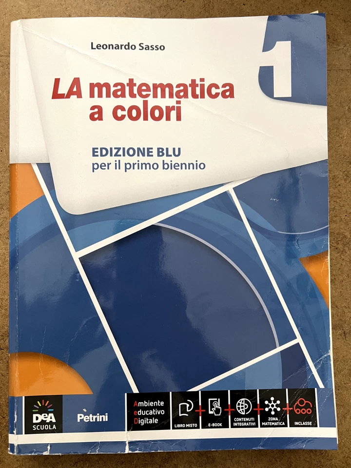 LA matematica a colori ed.Blu vol.1  - Petrini - Immagine 1 di 1