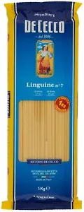 Nudeln De Cecco Linguine n°7 aus Hartweizengrieß Extrudiert Bronze Ovp 1 KG - Bild 1 von 7