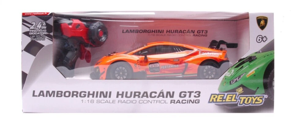 Modellino auto radio comandate rc scala 1:18 LAMBORGHINI HURACAN GT3 modellismo - Bild 1 von 1