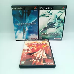 Ace Combat Zero 4 5 Belkan War Shattered Lot PS2 PlayStation2 Japan CIB Complete - Foto 1 di 12