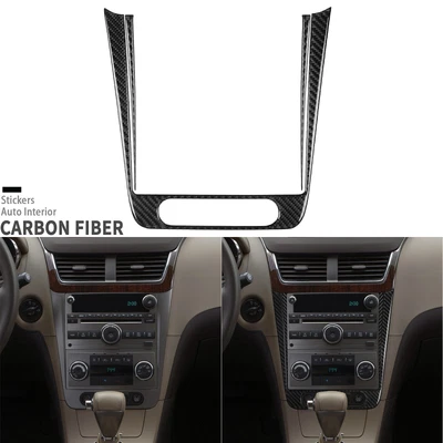 Настоящая центральная консоль из углеродного волокна рама панели AC CD для Chevrolet Malibu 2008-12 - Изображение 1 из 4