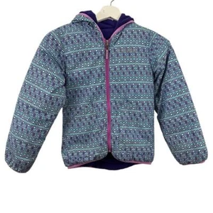 Columbia Youth Dual Front Zip Up Coat Purple Pink Size S - Picture 1 of 6