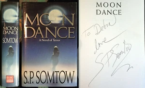 S. P. SOMTOW Moon Dance SIGNED 1st UK HC DJ Vampire Horror Terror Suspense NICE! - Imagen 1 de 6