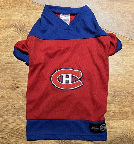 Montreal Canadiens NHL Hockey Karsuh Dog Sweater Jacket Vest - Size Medium Cover