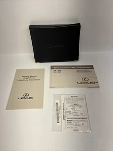 OEM 2001 Lexus LX 470 & RX 300 4WD Owners Manuals Supplement Warranty W/ Case - Picture 1 of 8