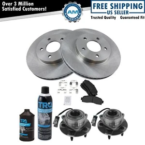 Front Brake Pad & Rotor Kit Semi-Metallic for Chevrolet Pontiac Saturn - Picture 1 of 10