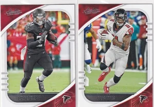 LOT (2) 2020 ABSOLUTE ATLANTA FALCONS JULIO JONES TODD GURLEY II E3016 - Bild 1 von 2