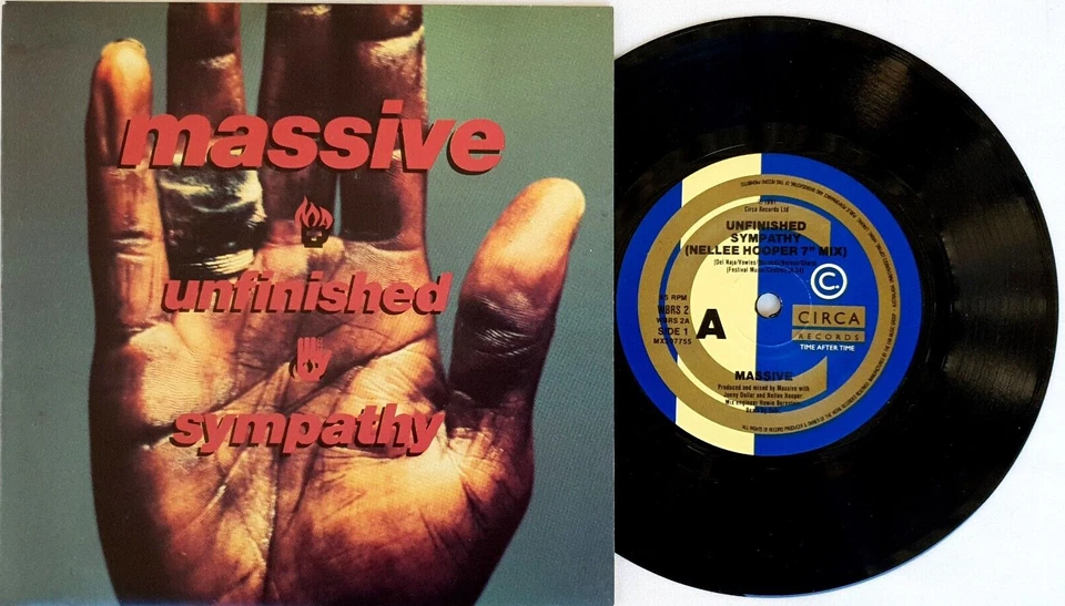 Massive - Unfinished Sympathy Vinyl 7" Single 1991 Circa/Virgin Australia WBRS 2 — 第 1/2 张图片