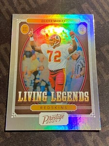 Dexter Manley 2024 Panini Prestige Living Legends #LL-DMY Washington Redskins - Imagen 1 de 2