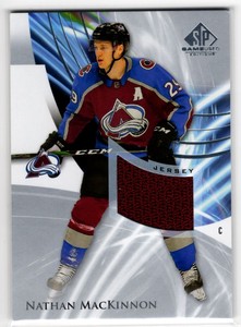 2020-21 SP Game Used Silver Jersey Nathan MacKinnon Avalanche #25 Bx26