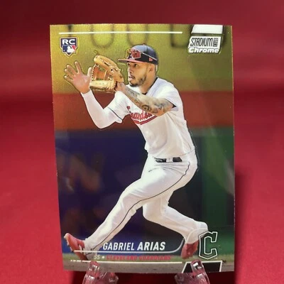 2022 Topps Stadium Club Chrome Gabriel Arias Rookie Card #339 A190 - Image 1 of 2