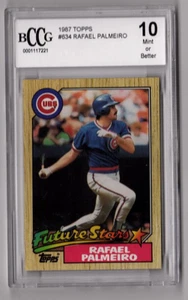 Rafael Palmeiro 1987 Topps #634 BCCG 10 Future Stars Chicago Cubs - Picture 1 of 2