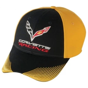 C7 Corvette Racing Yellow and Black Cotton Hat - Picture 1 of 2