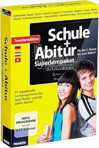 SCHULE+ABITUR Ab der 5.Klasse bis zum Abitur Superlernpaket DVDROM Eingeschweißt - Bild 1 von 2