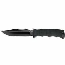 SOG SEAL PUP ELITE FIXED BLADE TACTICAL SURVIVAL KNIFE BLACK FINE EDGE #E37SN-CP