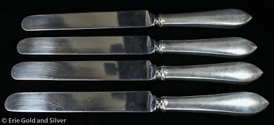 Faneuil by Tiffany & Co. 9.25" Sterling Silver Blunt Hollow Dinner Knife - Image 1 of 3