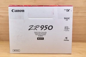 Canon ZR950 (NTSC) MiniDV Camcorder with 48x Optical Zoom, Made in Japan - Photo 1 sur 9