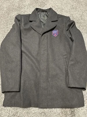 NHL CCM куртка мужчин большой серый Оклахома-Сити масло король хоккей пальто OKC лоскутное одеяло с подкладкой - Изображение 1 из 4