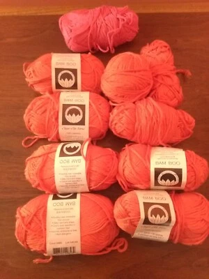 Lote de 8 Hilos Clásicos Elite Hilo Bam Boo 8 Madejas 100% Bambú Color Melón Foto 1 de 3