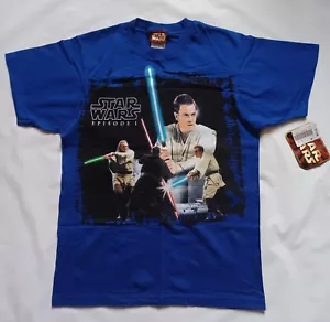 Vintage Star Wars Episode 1 T-Shirt Size M New With Tags - Picture 1 of 7