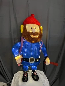Yukon Cornelius Tinsel Christmas Decoration Rudolph the Red-Nosed Reindeer 31 In - Picture 1 of 10
