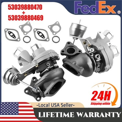 Left & Right TWO Billet K03 Turbo For Ford F150 F-150 EcoBoost 3.5L 2011-2012 Foto 1 de 4