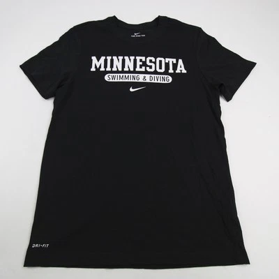 Minnesota Golden Gophers Nike Camiseta Manga Corta Camisa Para Hombre Negra Usada Foto 1 de 4